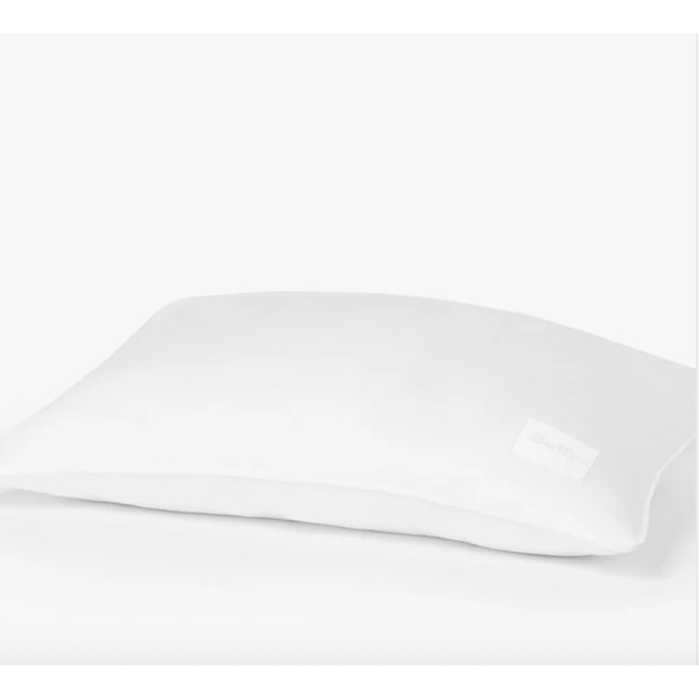 Buffy Cloud King Pillow Set of 2 Medium Support White Eucalyptus Shell 427420